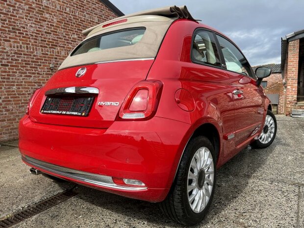 Fiat 500c 1.0 hybride "NIEUWSTAAT" carplay/navi/pdc/2 000km